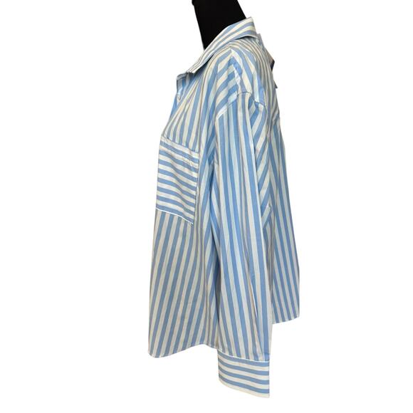 New ~ CASA CABANA ~  Bethany Short Stripe Shirt Size XXL - Picture 3 of 9